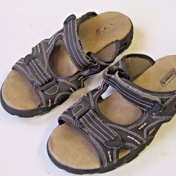 Coleman Sandals Shoes Lagoon River Brown Slip On - Picture 1 of 4